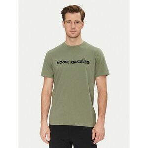 Moose Knuckles Póló Conway M15MT760 Zöld Regular Fit kép