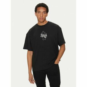 Replay Póló MMG350.000.23454 Fekete Oversize kép