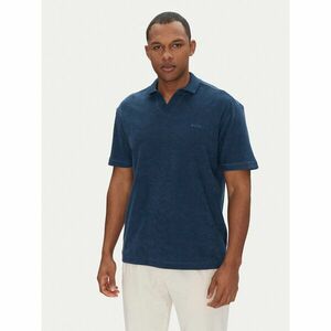 BOSS Pólóing Pe_Doubletowel 50539869 Sötétkék Relaxed Fit kép