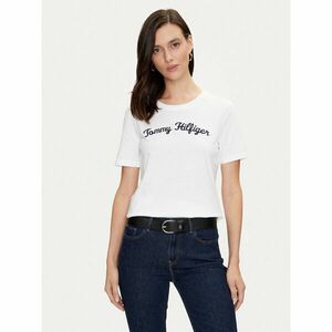 Tommy Hilfiger Póló Script WW0WW42589 Fehér Regular Fit kép