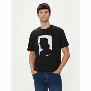 Karl Lagerfeld Jeans Póló 245D1709 Fekete Regular Fit kép