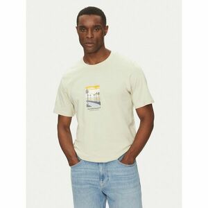 Jack&Jones Póló Split Graphic 12273000 Zöld Regular Fit kép