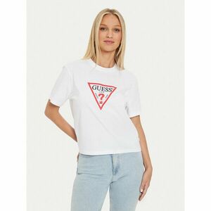 Guess Jeans Póló W4YI73 K8HM0 Fehér Boxy Fit kép