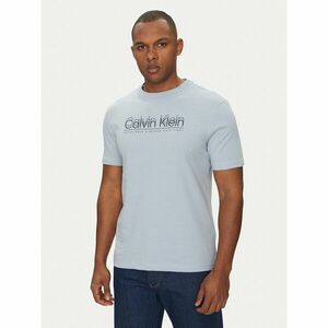 Calvin Klein Póló Double Logo K10K114149 Kék Regular Fit kép