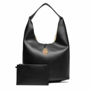 Táska Calvin Klein Jeans Stone Lock Slouchy Large Shoulde LV04K3149G Fekete kép