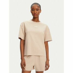 HUGO Póló 50490593 Bézs Relaxed Fit kép