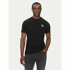 KARL LAGERFELD Póló 755710 500224 Fekete Regular Fit kép