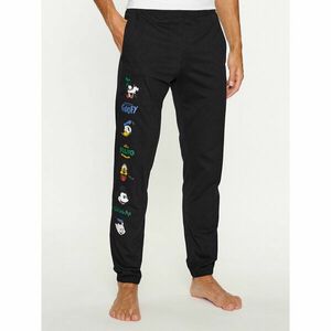 United Colors Of Benetton Pizsama nadrág 3VR54F00K Fekete Regular Fit kép