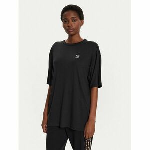 adidas Póló adicolor Trefoil IU2408 Fekete Loose Fit kép