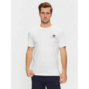 Gant Póló Reg Archive Shield Emb Ss 2067004 Fehér Regular Fit kép