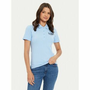 Tommy Hilfiger Pólóing Script WW0WW43624 Kék Slim Fit kép