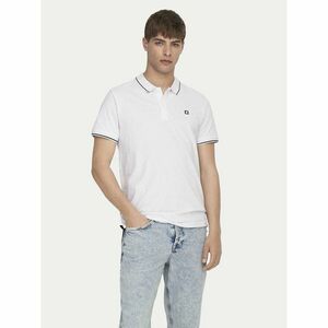 Only & Sons Pólóing Fletcher 22024827 Fehér Regular Fit kép