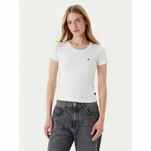 Converse Póló 10027252-A01 Fehér Slim Fit kép