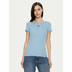 HUGO Póló Easy 50523924 Kék Slim Fit kép