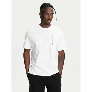 United Colors Of Benetton Póló 3BL0U10A1 Fehér Oversize kép