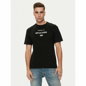 Replay Póló M6925 .000.23608P Fekete Regular Fit kép