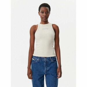 Calvin Klein Jeans Felső Monologo J20J225301 Bézs Slim Fit kép