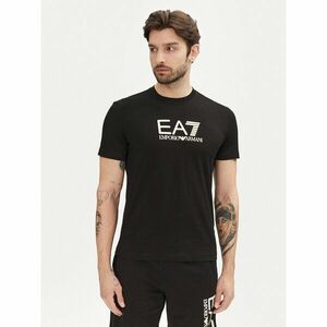 EA7 Emporio Armani Póló 7M000224 AF10375 MC156 Fekete Regular Fit kép