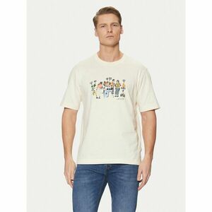 Jack&Jones Póló Machester 12273549 Ekru Relaxed Fit kép
