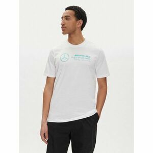 adidas Póló Mercedes - AMG Petronas Formula One Team DNA Graphic JV5456 Fehér Regular Fit kép