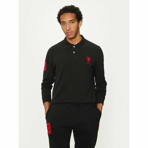U.S. Polo Assn. Pólóing MUP1935 Fekete Regular Fit kép