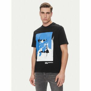 KARL LAGERFELD Póló A2M17036 Fekete Regular Fit kép