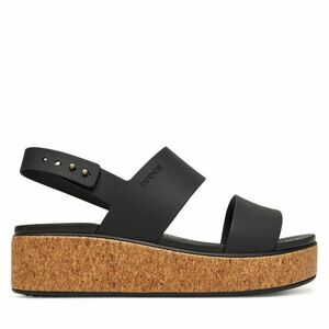Szandál Crocs Brooklyn Cork Low Wedge 211144 Fekete kép