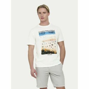 Only & Sons Póló Kolton 22028735 Fehér Regular Fit kép