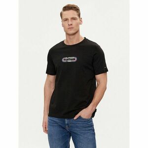 Tommy Hilfiger Póló Track Graphic MW0MW34429 Fekete Regular Fit kép
