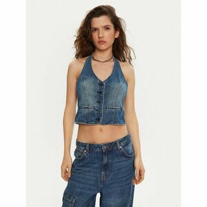 One Teaspoon Felső 26601 Kék Slim Fit kép