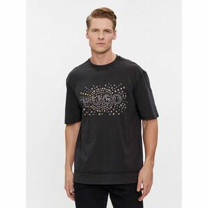 Hugo Póló Dunic 50504534 Fekete Relaxed Fit kép