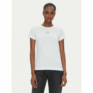 PINKO Póló Bussolotto 100355 A2OD Fehér Regular Fit kép