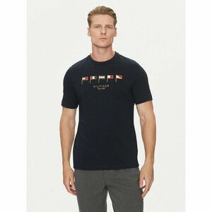 Tommy Hilfiger Póló Multi Flags MW0MW38616 Sötétkék Regular Fit kép