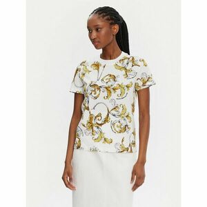 Versace Jeans Couture Póló 78HAH613 Fehér Regular Fit kép