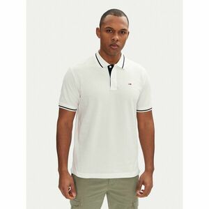 Tommy Jeans Pólóing DM0DM20745 Fehér Regular Fit kép