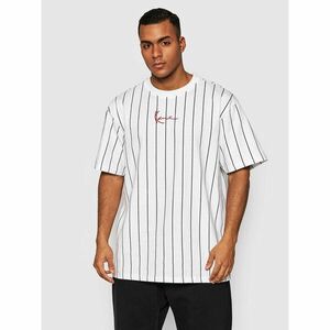 Karl Kani Póló Signature Pinstripe 6030152 Fehér Regular Fit kép