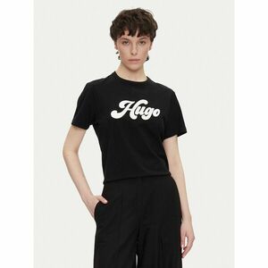HUGO Póló Damacia_4 50539101 Fekete Regular Fit kép