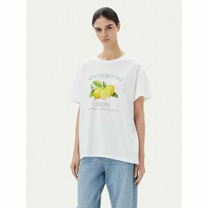 Pieces Póló Thea 17157114 Fehér Standard Fit kép