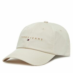 Baseball sapka Tommy Jeans Linear Logo Cap AM0AM12958 Bézs kép