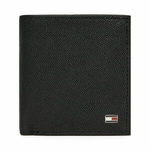 Nagyméretű férfi pénztárca Tommy Hilfiger Th Flag Trifold AM0AM13521 Fekete kép