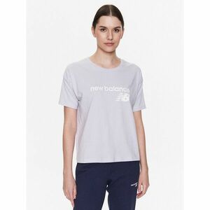 New Balance Póló Stacked WT03805 Lila Relaxed Fit kép