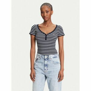 Tommy Jeans Póló Henley DW0DW20902 Sötétkék Slim Fit kép