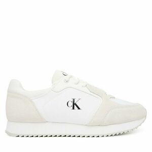 Sportcipők Calvin Klein Jeans Runner Laceup Sock Mg Nylon Mix YW0YW01644 Fehér kép