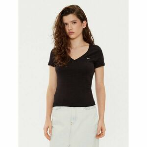 Tommy Jeans Póló DW0DW20458 Fekete Slim Fit kép