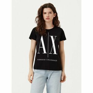 Armani Exchange Póló 8NYTCX YJG3Z 1200 Fekete Regular Fit kép