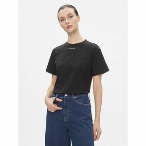 Calvin Klein Póló Metallic Micro Logo T Shirt K20K206967 Fekete Regular Fit kép