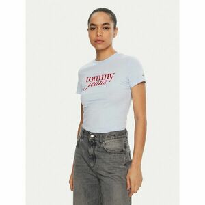Tommy Jeans Póló Essential DW0DW19447 Kék Slim Fit kép