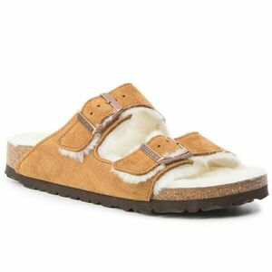 Papucs Birkenstock Arizona Fur 1001135 Barna kép