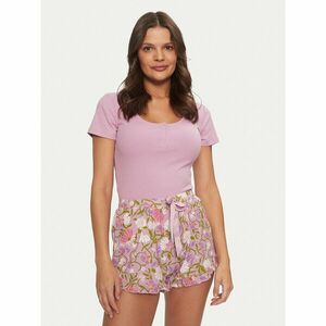 Hunkemöller Pizsama felső Henley 206488 Rózsaszín Regular Fit kép