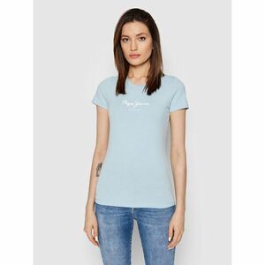 Pepe Jeans Póló New Virgina PL505202 Kék Slim Fit kép